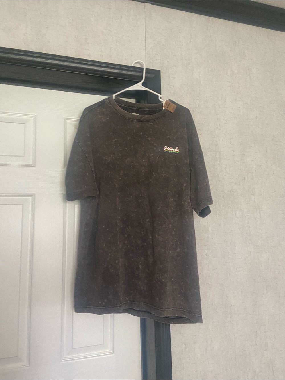 NWT PINK VICTORIA SECRET DOG TEE